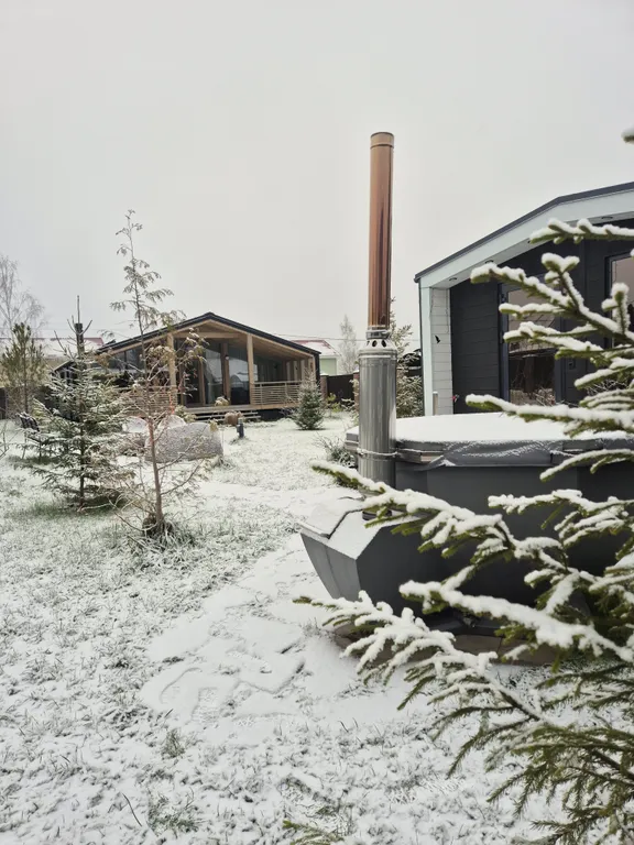 Дом с камином, баней и чаном Kellek в Подмосковье