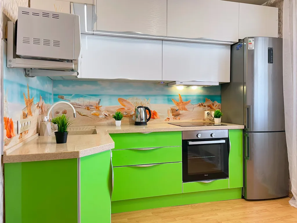 Уютная 1-комнатная квартира в Левобережье для 1-4 гостей