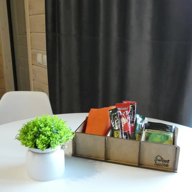 Уютный четырёхместный Домик с двуспальной кроватью