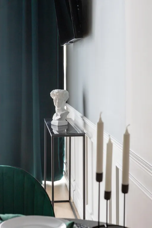 Современная студия с балконом и панорамными окнами у острова Канта