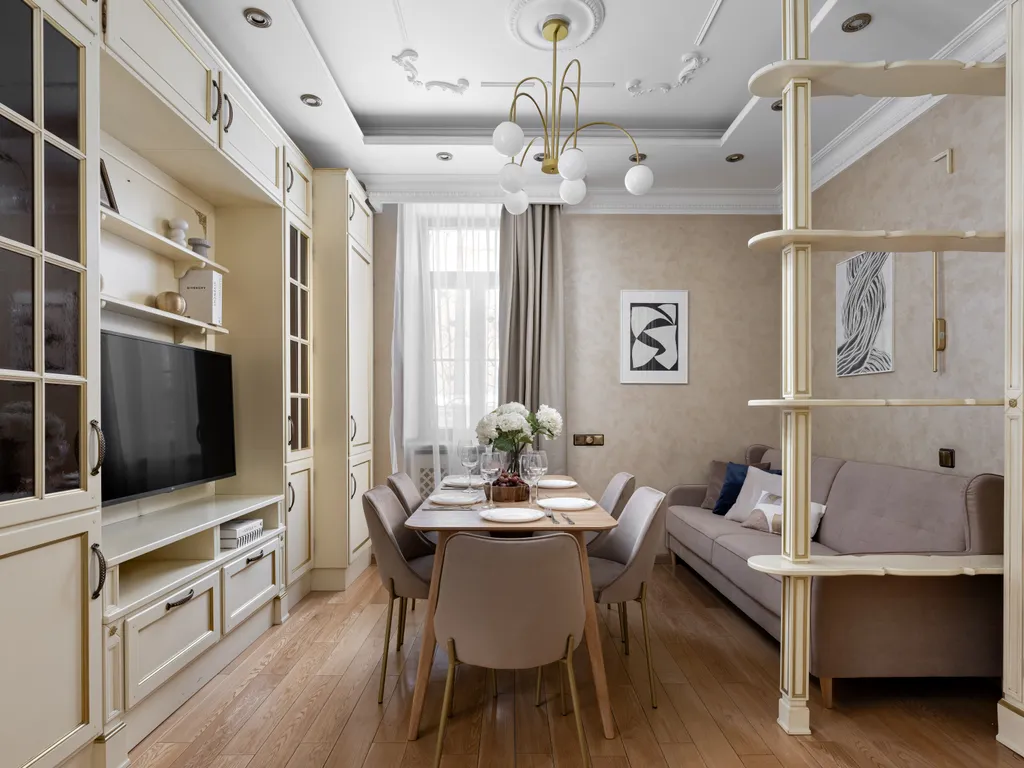 Квартира Модная Четверка с тремя ванными комнатами — Москва