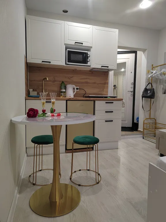 Квартира Уютная студия 17 кв/м с балконом, до метро 10 минут пешком — аренда посуточно в Казань