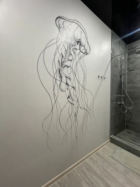 Комфортная квартира с огромной кроватью и матрасом Askona