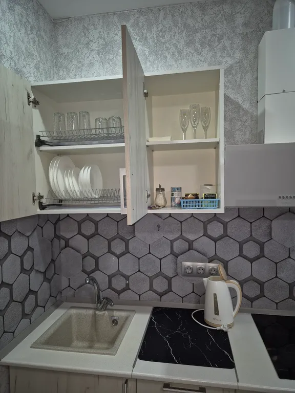 Уютная студия с шикарным видом на реку