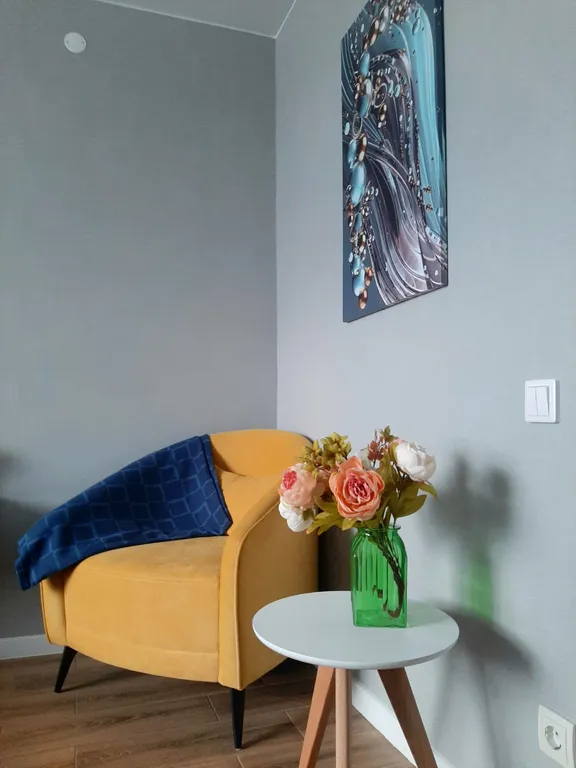 Уютная квартира с современным ремонтом, в новом доме.