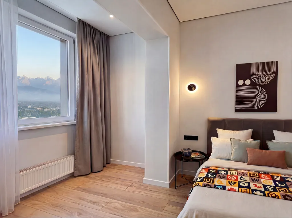 Очаровательный апартамент с видом на горы