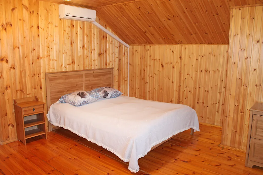 Двухэтажный дом за городом