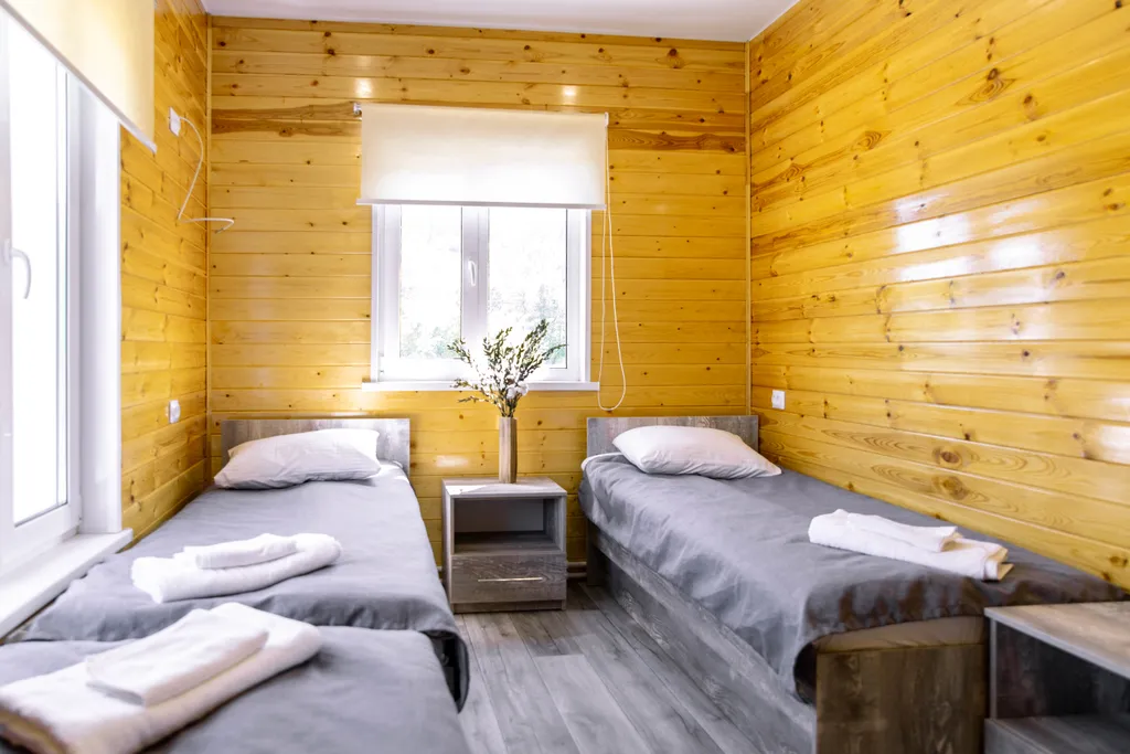 Двухэтажный коттедж с баней