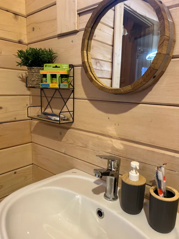 Дом с баней и крытой террасой