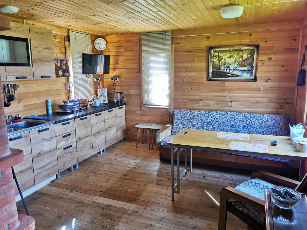 Дом на берегу залива Онежского озера в Республике Карелия