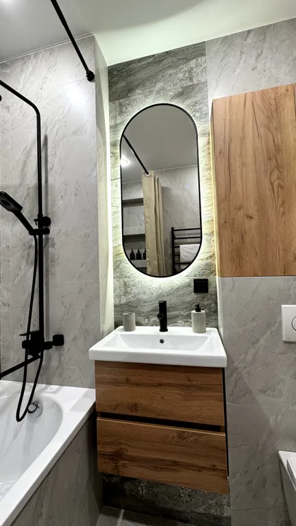 Квартира Уютная квартира в стиле ваби саби в центре жк самолеты — Краснодар