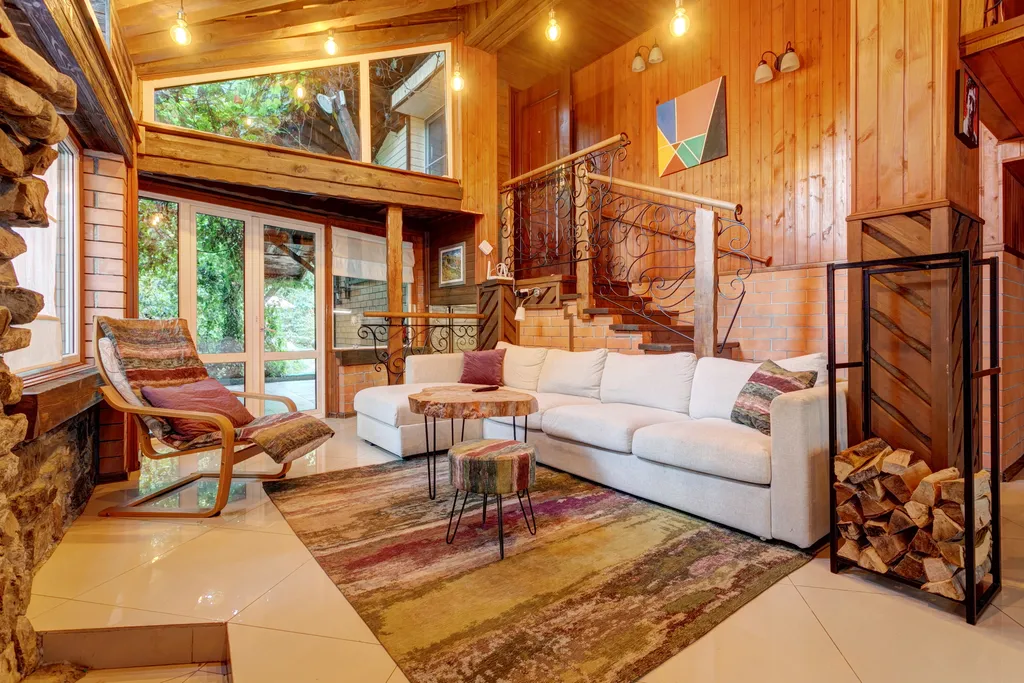 Шале с камином