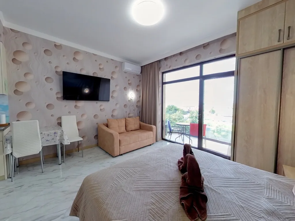 Квартира Квартира Апартамент мечты с прямым видом на море с просторного балкона — Лазаревское