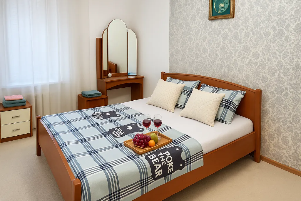 Эконом с видом на Волгу, рядом с набережной и пляжем