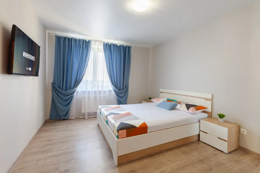 Апартаменты Квартиркаплаза семейный вариант, панорамный вид на Волгу