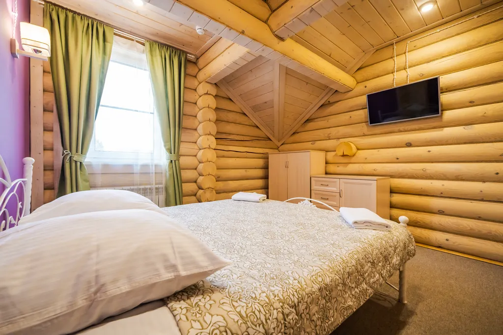 Уютные апартаменты 65 м² c 2-мя спальнями в деревянном доме