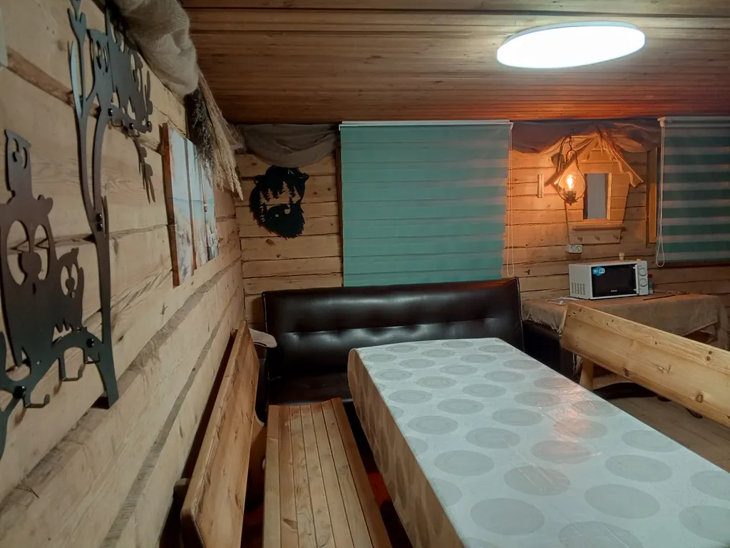 Новый год с русской баней на дровах