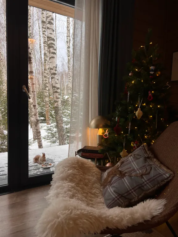 Скандинавский дом на лесном участке