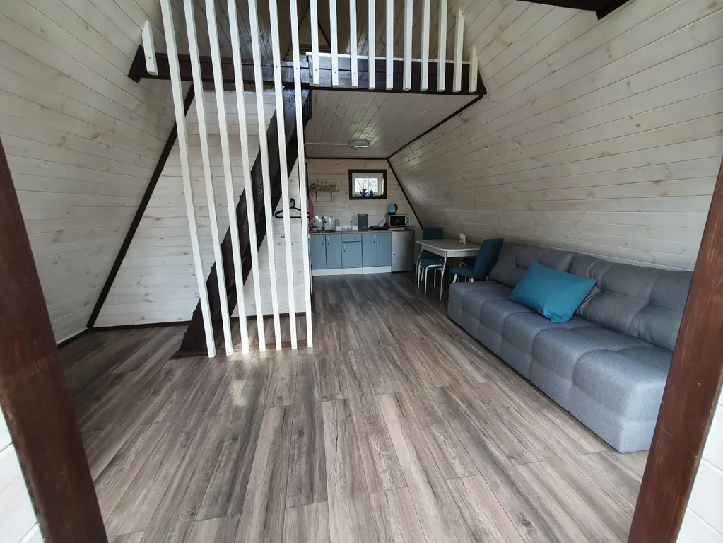 А-фрейм с купелью фурако