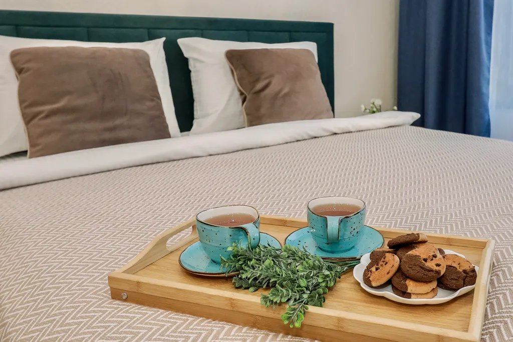 Студия c дизaйнерским интерьеpом