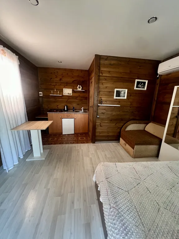 Трехместный дом - студия с кухней