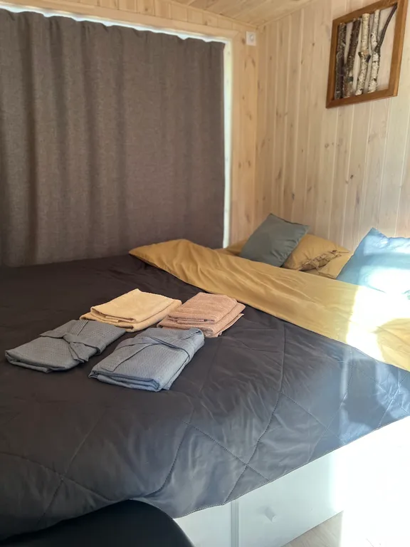 Домики с баней и чанами в Верхнем Дуброво