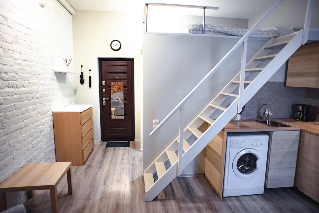 Квартира Квартира Прекрасная студия на Петроградке в 5 минутах от Чкаловской — Санкт-Петербург