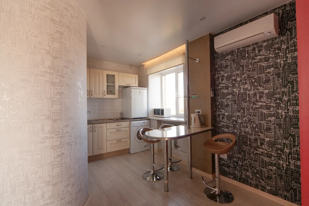 Квартира с джакузи и панорамным видом на Енисей