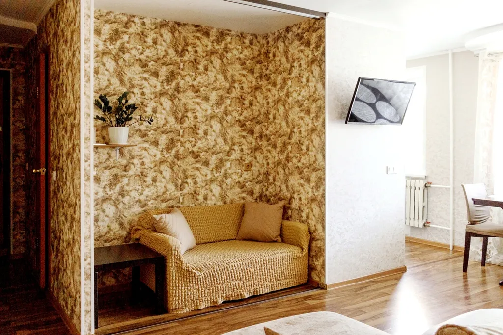 Просторная трёхкомнатная квартира на 4 этаже с балконом