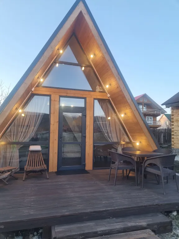 Новый дом в стиле А-фрейм