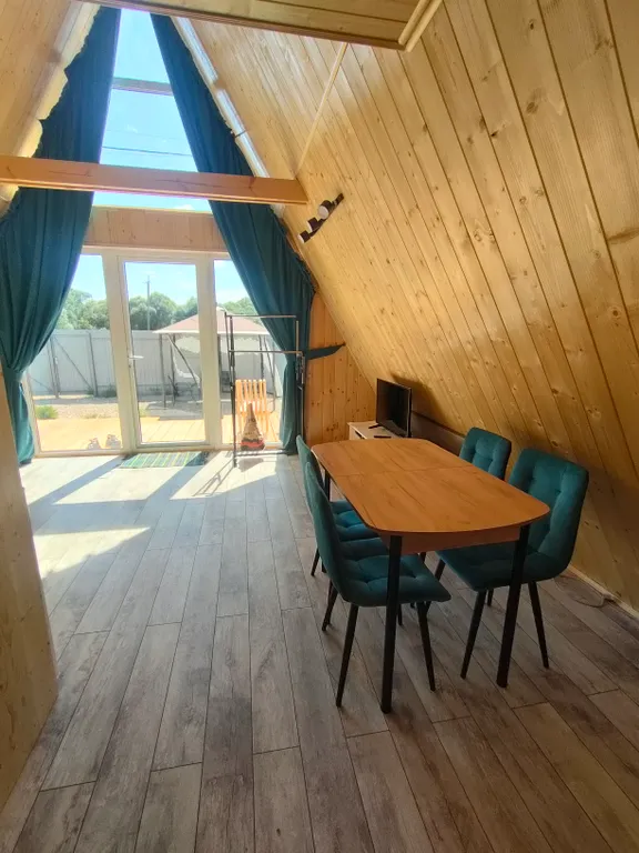 Уютный А-фрейм №1 у озера