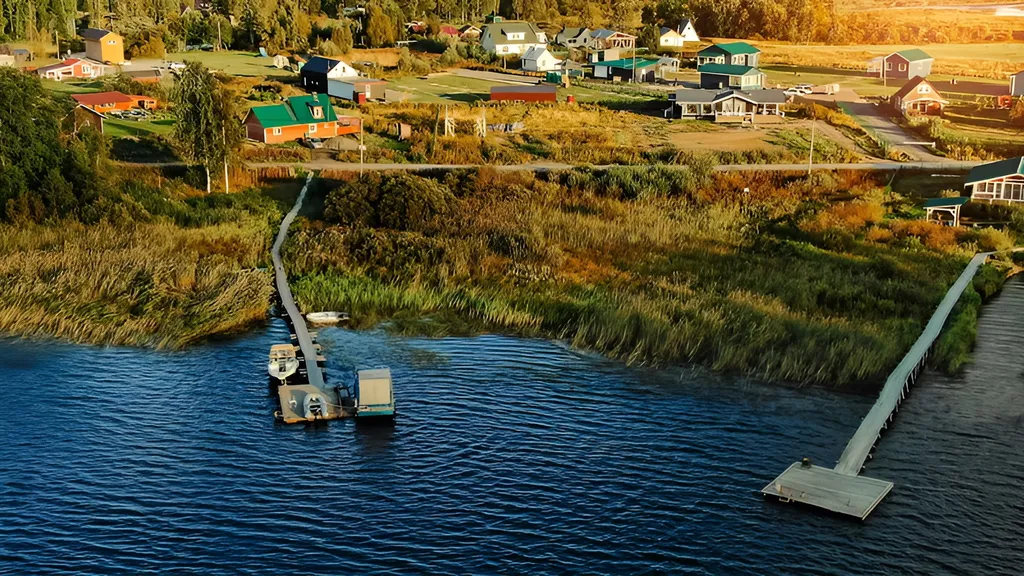 Новый коттедж на берегу ладожских шхер