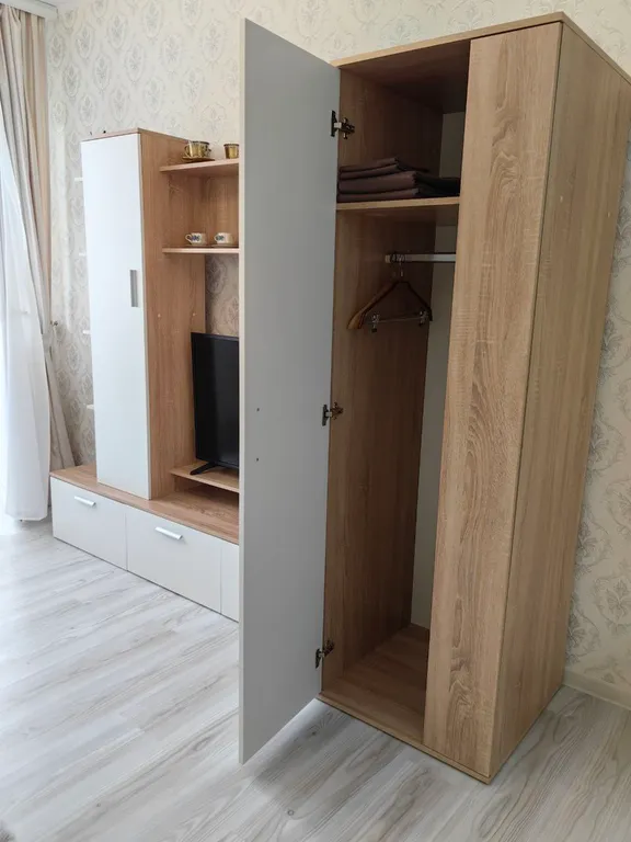 Уютная студия с видом на город