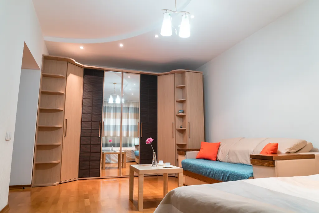 1-комнатная квартира в центре при заезде в город