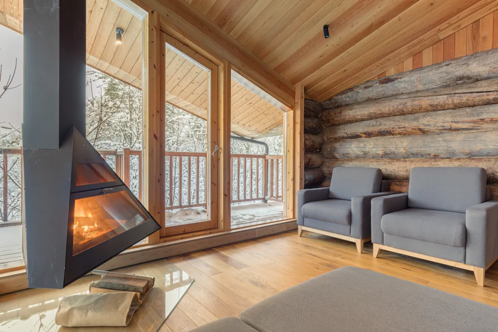 Дом из бревна kelo