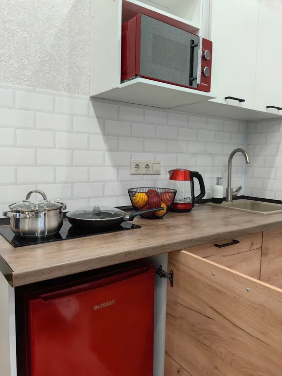 Студия с новым ремонтом