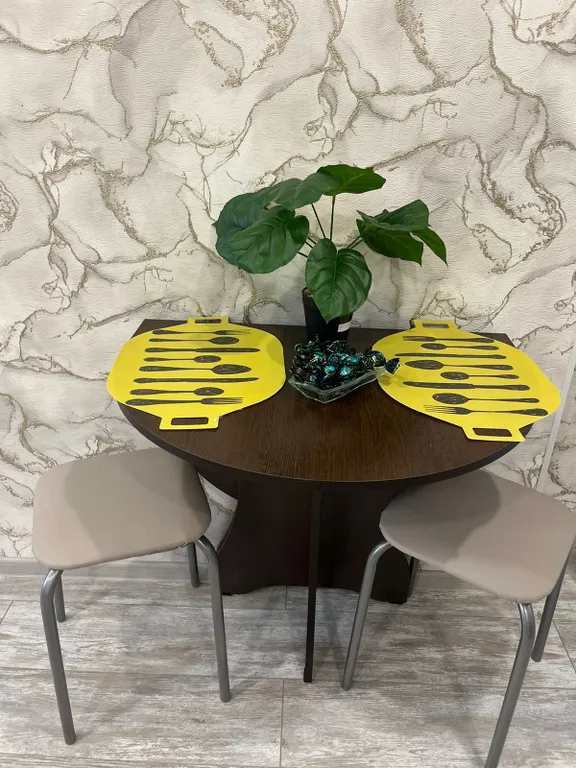 Светлая квартира-студия со свежим ремонтом и новой мебелью