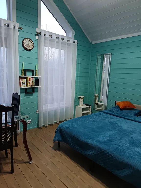 Экодом "Бирюза" с камином