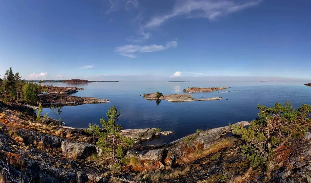 Дом с русской жаркой баней в Карелии