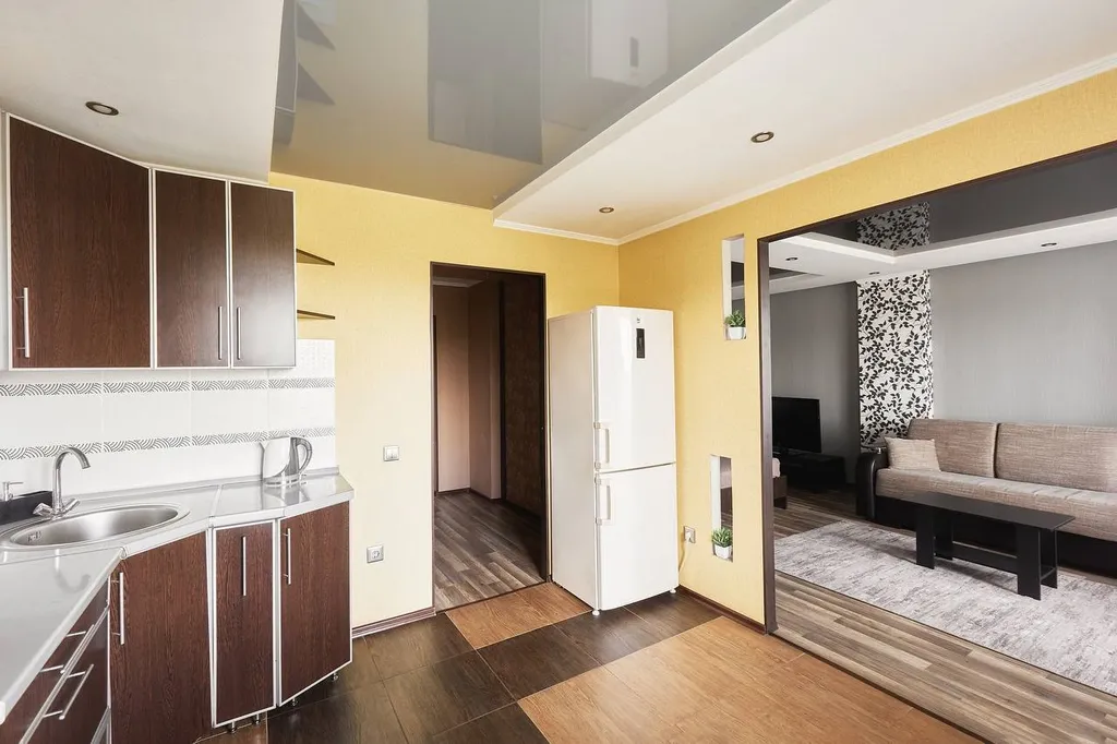 Большая 1-комнатная квартира с видом на парк и реку