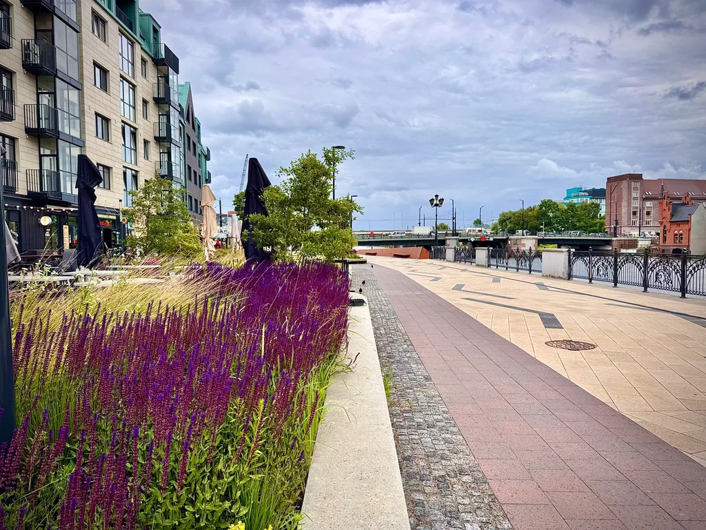 Каникулы в Кениге с балконом и видом на реку в Рыбной деревне