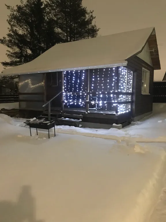 Благоустроенный деревянный домик