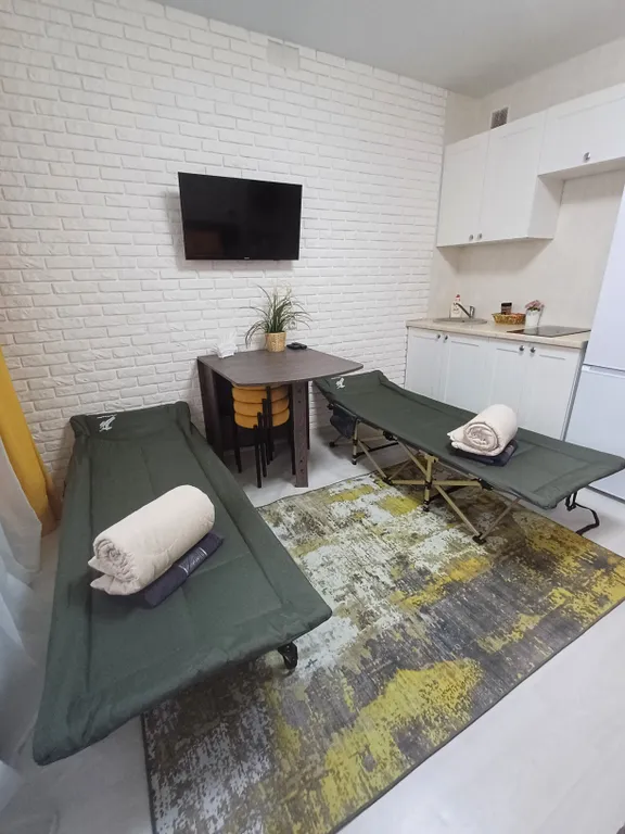 Уютные апартаменты-студия на Кораблестроителей