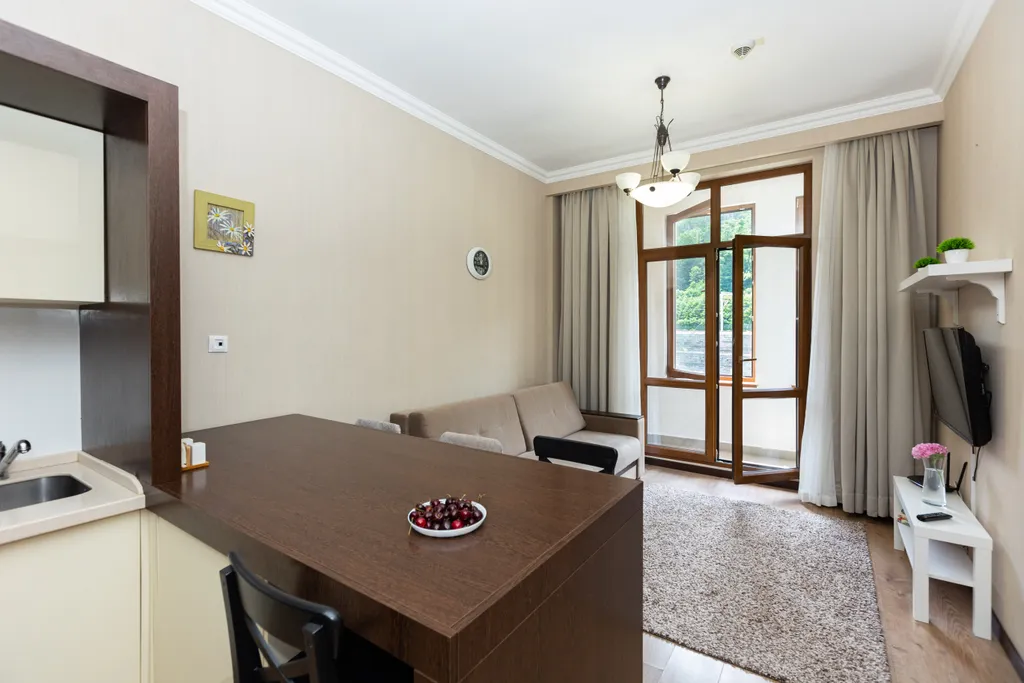 Однокомнатные апартаменты на курорте Красная Поляна