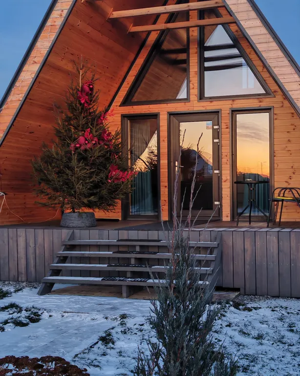 Дом с баней и чаном