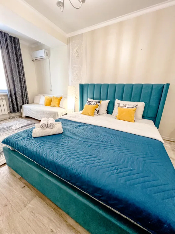 Квартира 1-комнатная студия в ЖК Молодежный — аренда посуточно в Алматы