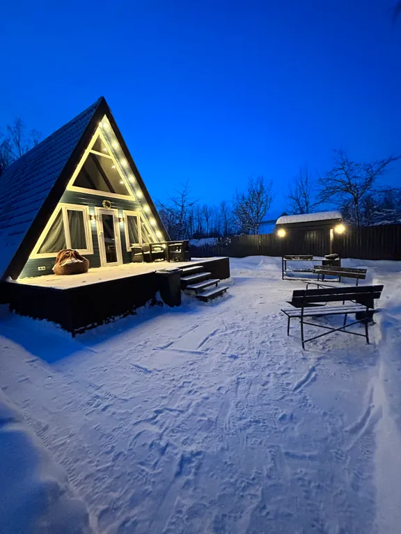A-Frame у леса в ближайшем Подмосковье!
