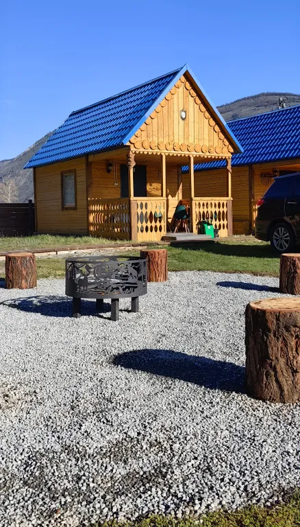 Домик с удобствами внутри