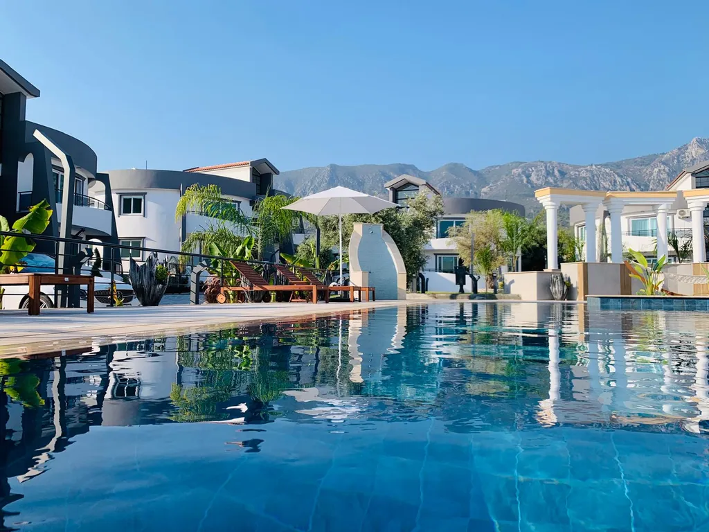 Квартира Уютный апартамент в современном охраняемом комплексе с видом на горы — аренда посуточно в Кирения