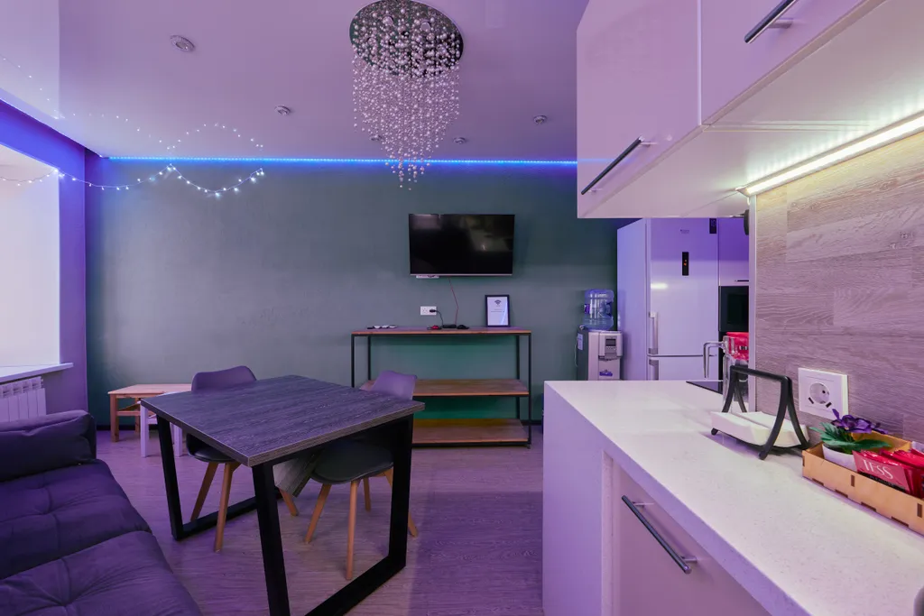 7-местные апартаменты с паркингом, напротив ТЦ